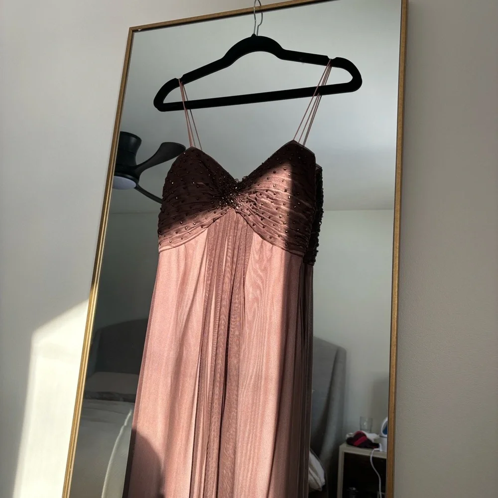JS Boutique Pink and Black Maxi Dress - Picture 6 of 6